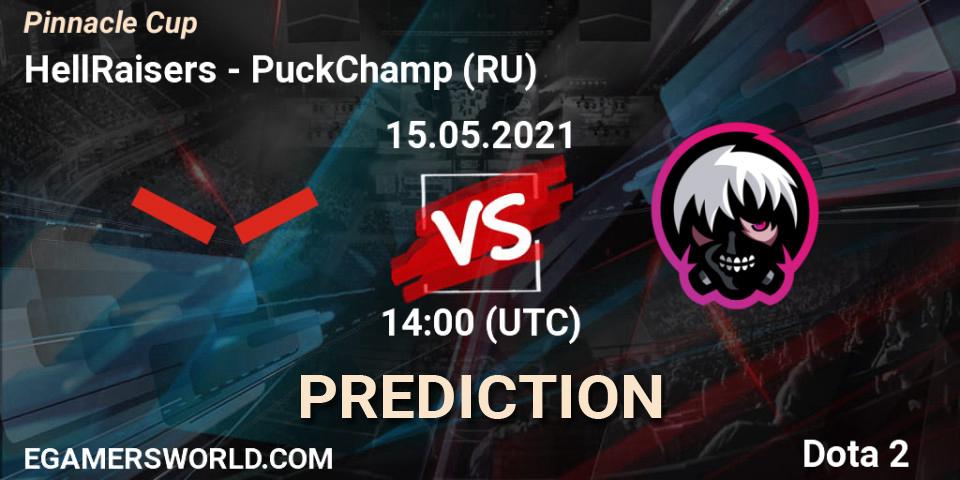 HellRaisers vs PuckChamp (RU): Match Prediction. 15.05.2021 at 14:03, Dota 2, Pinnacle Cup 2021 Dota 2