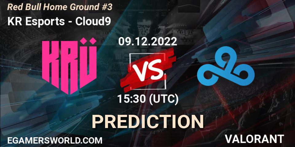 KRÜ Esports vs Cloud9: Match Prediction. 09.12.22, VALORANT, Red Bull Home Ground #3