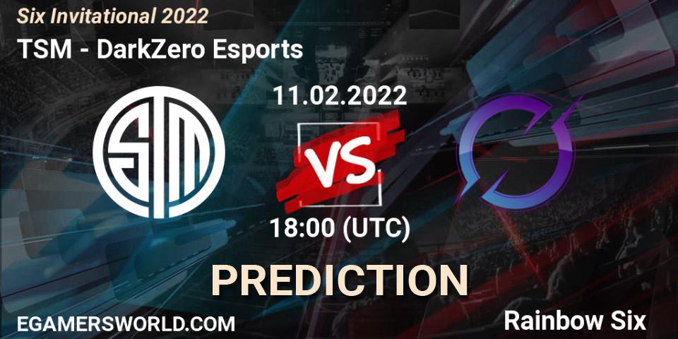 TSM vs DarkZero Esports: Match Prediction. 11.02.22, Rainbow Six, Six Invitational 2022