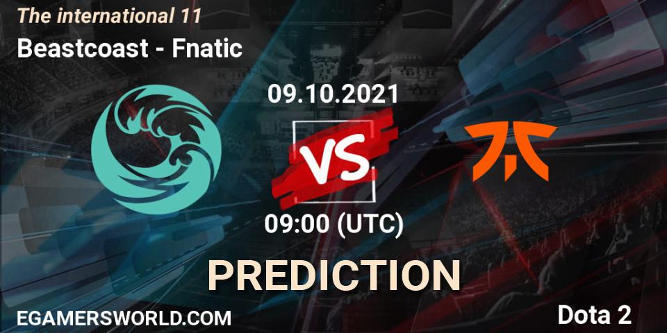 Beastcoast vs Fnatic: Match Prediction. 09.10.2021 at 09:49, Dota 2, The Internationa 2021