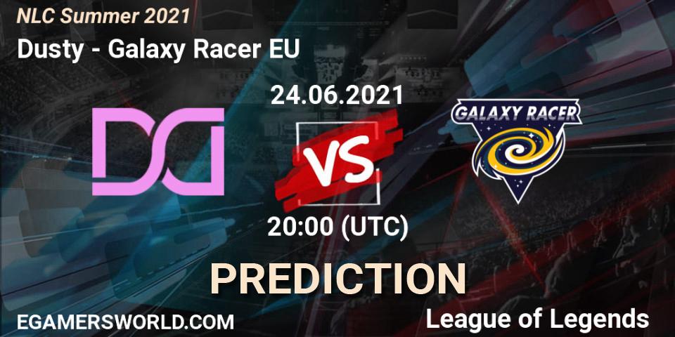Dusty vs Galaxy Racer EU: Match Prediction. 24.06.2021 at 20:00, LoL, NLC Summer 2021