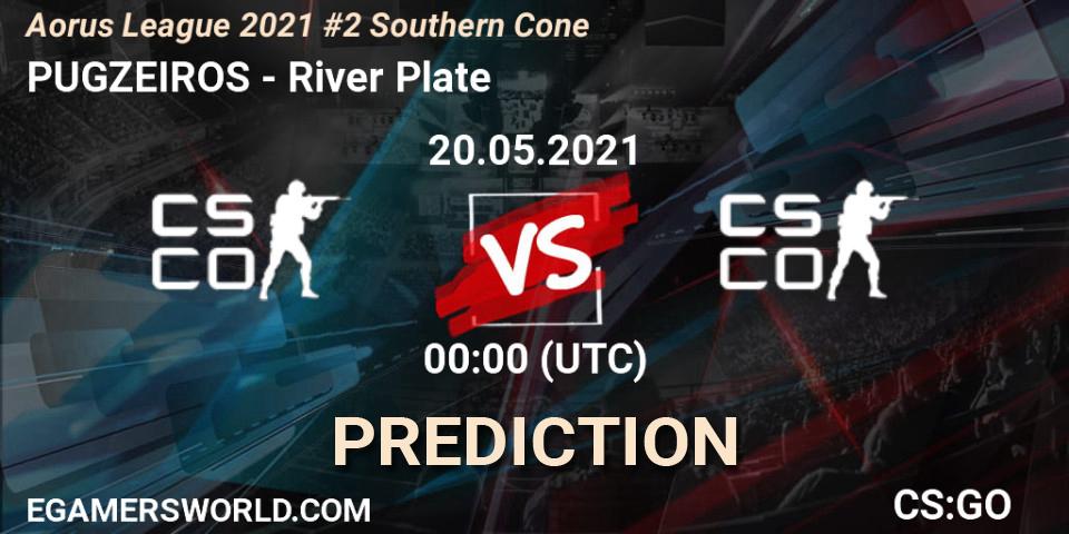PUGZEIROS vs River Plate: Match Prediction. 20.05.2021 at 00:25, Counter-Strike (CS2), Aorus League 2021 #2 Southern Cone