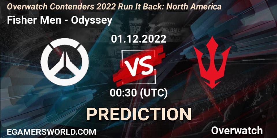 Fisher Men vs Odyssey: Match Prediction. 01.12.2022 at 00:30, Overwatch, Overwatch Contenders 2022 Run It Back: North America