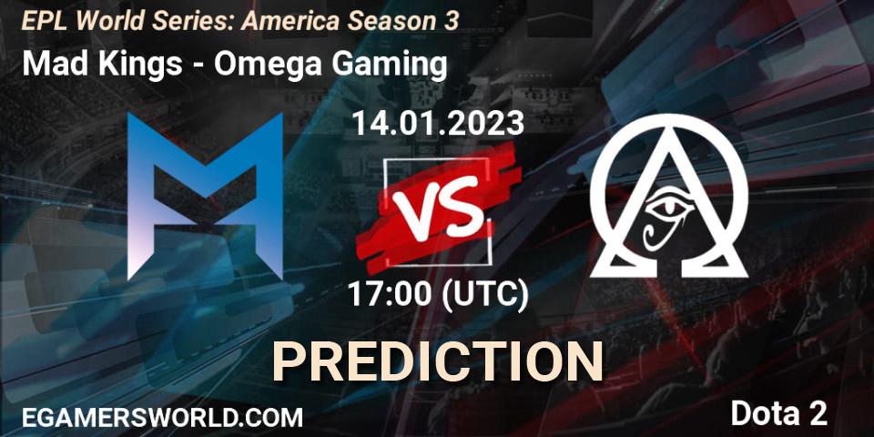 Mad Kings vs Omega Gaming: Match Prediction. 14.01.23, Dota 2, EPL World Series: America Season 3