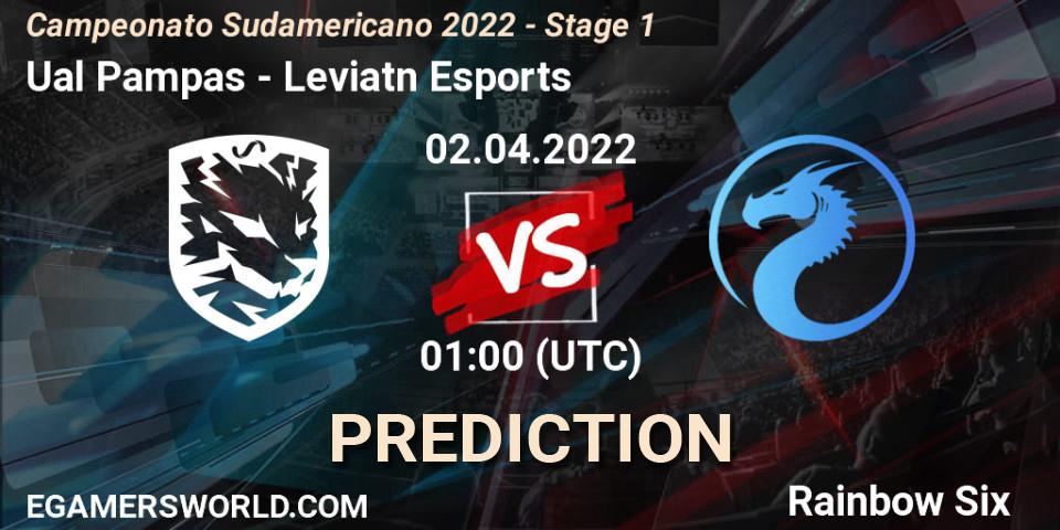 Ualá Pampas vs Leviatán Esports: Match Prediction. 02.04.2022 at 01:00, Rainbow Six, Campeonato Sudamericano 2022 - Stage 1