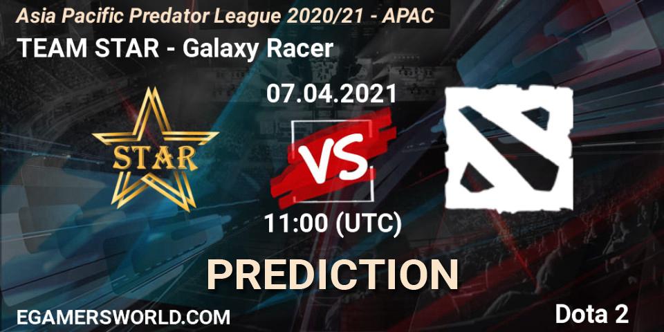 TEAM STAR vs Galaxy Racer: Match Prediction. 07.04.2021 at 11:54, Dota 2, Asia Pacific Predator League 2020/21 - APAC