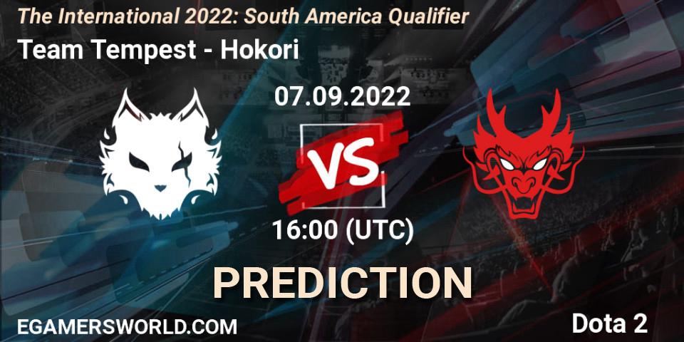 Team Tempest vs Hokori: Match Prediction. 07.09.22, Dota 2, The International 2022: South America Qualifier