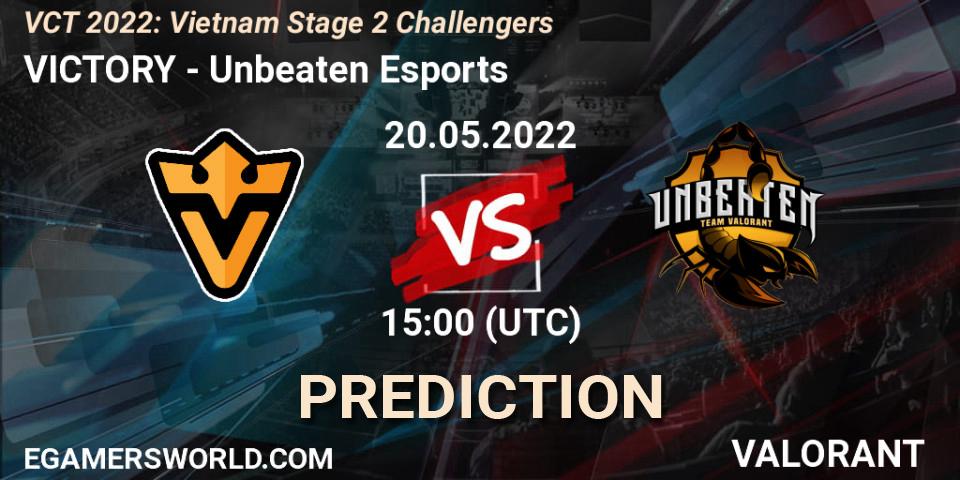 VICTORY vs Unbeaten Esports: Match Prediction. 20.05.22, VALORANT, VCT 2022: Vietnam Stage 2 Challengers