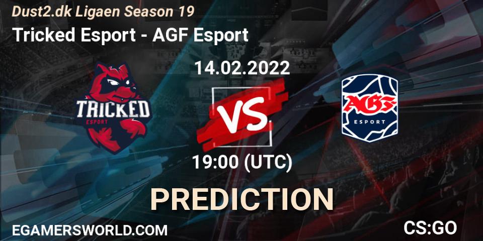 Tricked Esport vs AGF Esport: Match Prediction. 14.02.2022 at 19:00, Counter-Strike (CS2), Dust2.dk Ligaen Season 19