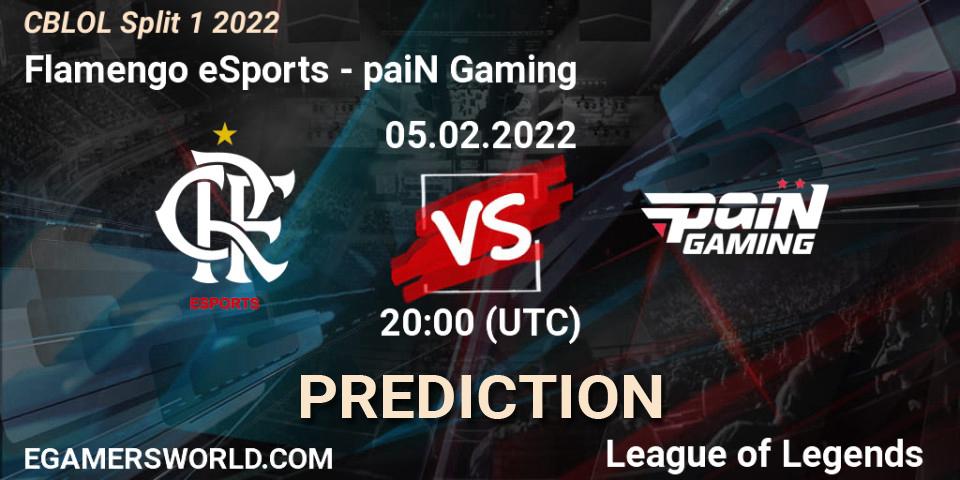 Flamengo eSports vs paiN Gaming: Match Prediction. 05.02.2022 at 20:00, LoL, CBLOL Split 1 2022