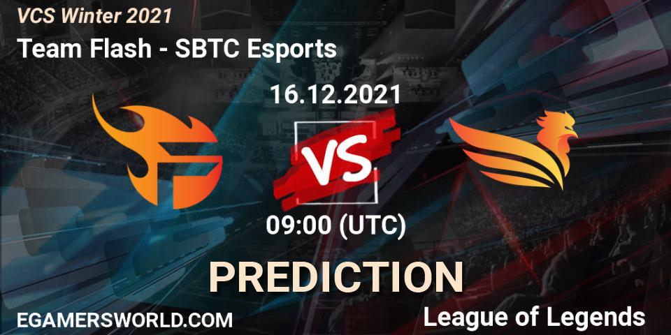 Team Flash vs SBTC Esports: Match Prediction. 16.12.21, LoL, VCS Winter 2021