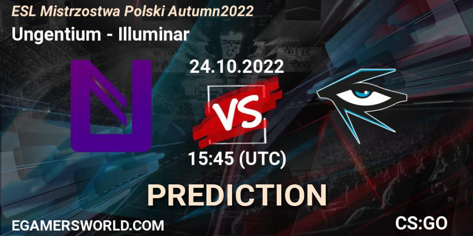 Ungentium vs Illuminar: Match Prediction. 24.10.2022 at 15:45, Counter-Strike (CS2), ESL Mistrzostwa Polski Autumn 2022