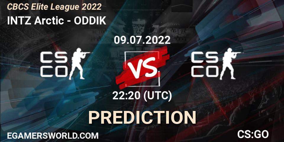 INTZ Arctic vs ODDIK: Match Prediction. 10.07.22, CS2 (CS:GO), CBCS Elite League 2022