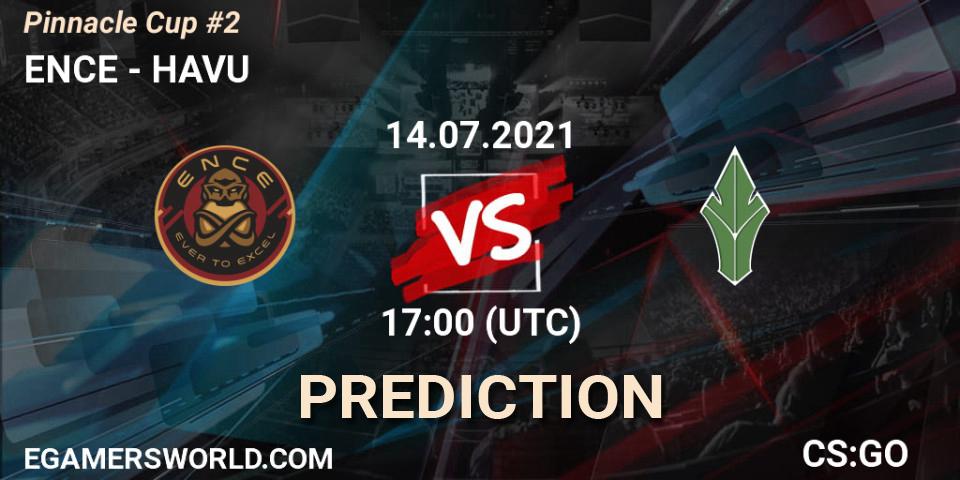 ENCE vs HAVU: Match Prediction. 14.07.2021 at 17:40, Counter-Strike (CS2), Pinnacle Cup #2