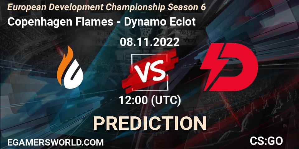 Copenhagen Flames vs Dynamo Eclot: Match Prediction. 08.11.22, CS2 (CS:GO), European Development Championship Season 6