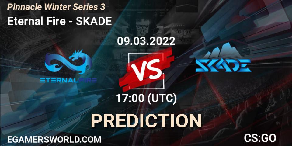 Eternal Fire vs SKADE: Match Prediction. 09.03.2022 at 14:40, Counter-Strike (CS2), Pinnacle Winter Series 3