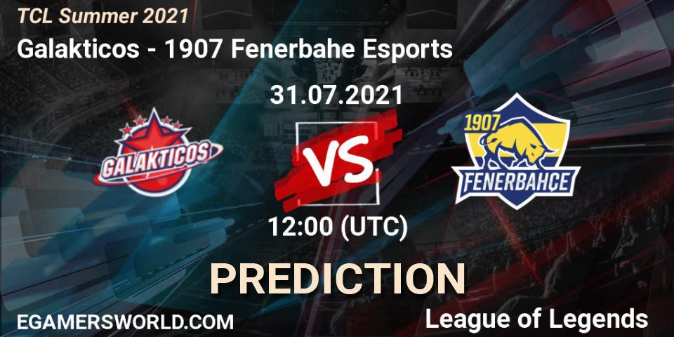 Galakticos vs 1907 Fenerbahçe Esports: Match Prediction. 31.07.21, LoL, TCL Summer 2021