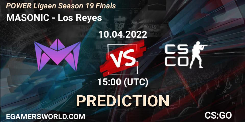 MASONIC vs Los Reyes: Match Prediction. 10.04.2022 at 11:00, Counter-Strike (CS2), POWER Ligaen Season 19 Finals