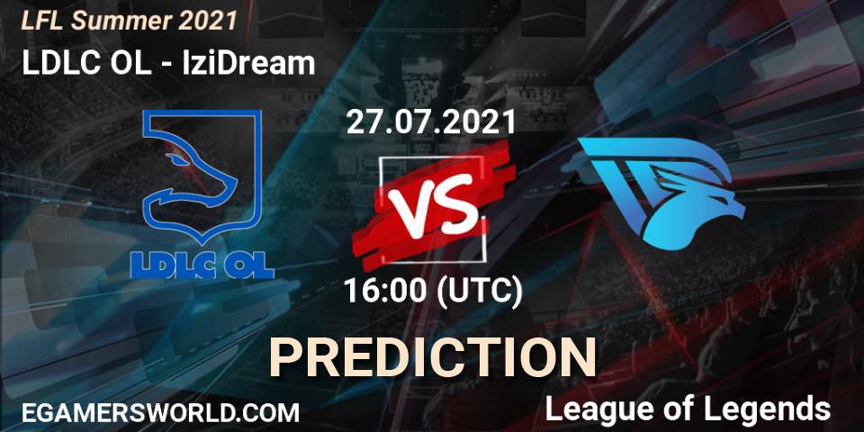 LDLC OL vs IziDream: Match Prediction. 27.07.21, LoL, LFL Summer 2021