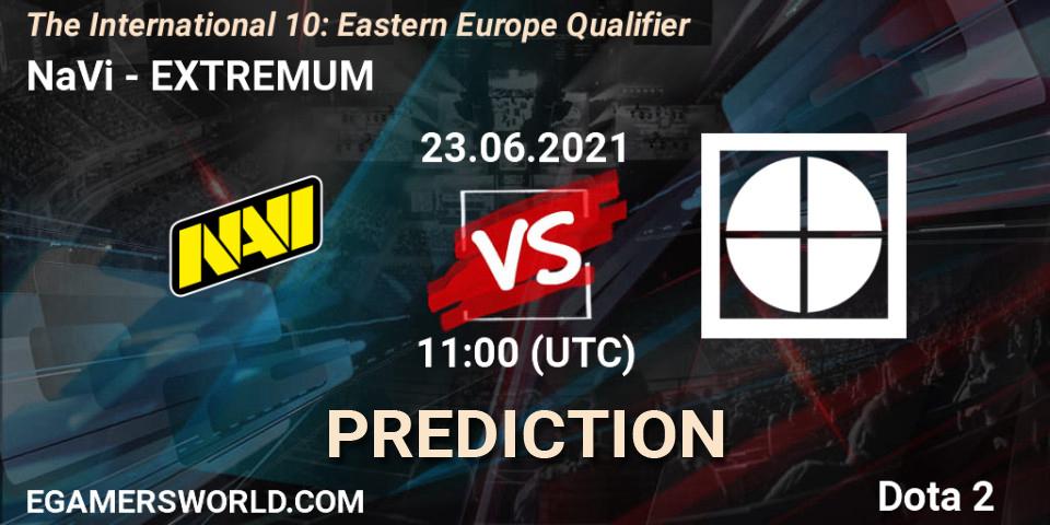 NaVi vs EXTREMUM: Match Prediction. 23.06.2021 at 13:13, Dota 2, The International 10: Eastern Europe Qualifier