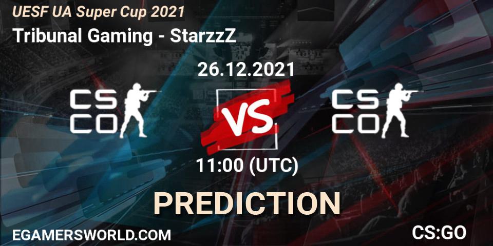 Tribunal Gaming vs StarzzZ: Match Prediction. 26.12.2021 at 11:00, Counter-Strike (CS2), UESF Ukrainian Super Cup 2021