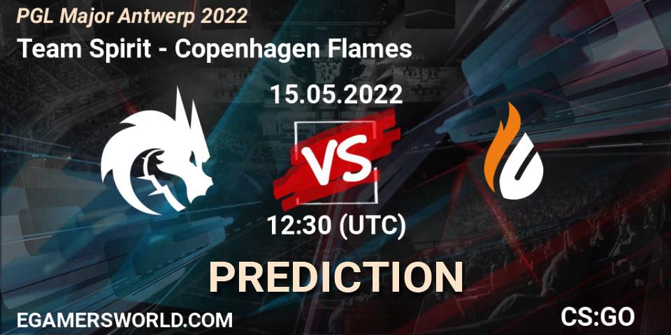 Team Spirit vs Copenhagen Flames: Match Prediction. 15.05.2022 at 12:55, Counter-Strike (CS2), PGL Major Antwerp 2022