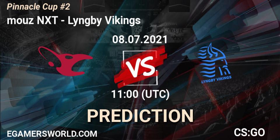 mouz NXT vs Lyngby Vikings: Match Prediction. 08.07.2021 at 11:25, Counter-Strike (CS2), Pinnacle Cup #2