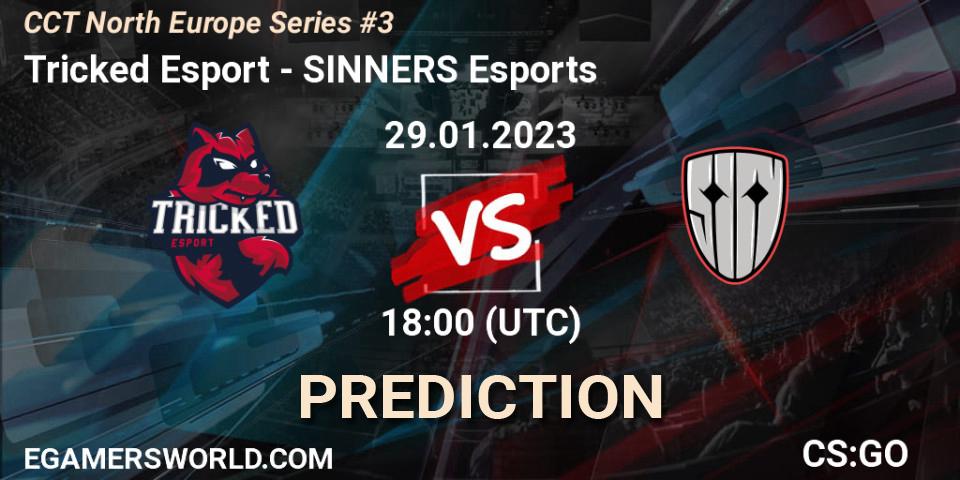 Tricked Esport vs SINNERS Esports: Match Prediction. 29.01.23, CS2 (CS:GO), CCT North Europe Series #3