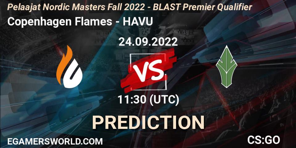 Copenhagen Flames vs HAVU: Match Prediction. 24.09.22, CS2 (CS:GO), Pelaajat.com Nordic Masters: Fall 2022