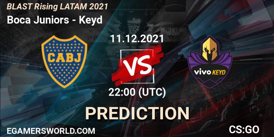 Boca Juniors vs Keyd: Match Prediction. 11.12.2021 at 17:00, Counter-Strike (CS2), BLAST Rising LATAM 2021