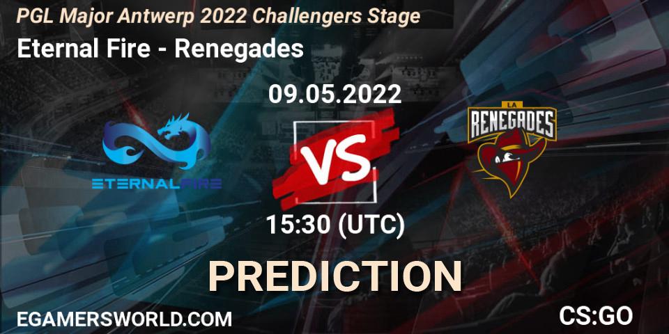 Eternal Fire vs Renegades: Match Prediction. 09.05.22, CS2 (CS:GO), PGL Major Antwerp 2022 Challengers Stage