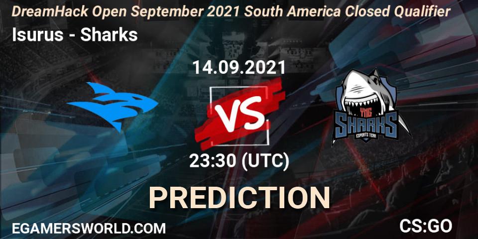Isurus vs Sharks: Match Prediction. 15.09.2021 at 00:20, Counter-Strike (CS2), DreamHack Open September 2021 South America Closed Qualifier