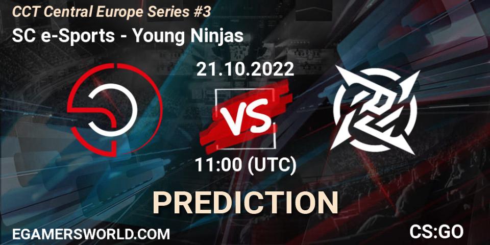 SC e-Sports vs Young Ninjas: Match Prediction. 21.10.2022 at 11:55, Counter-Strike (CS2), CCT Central Europe Series #3