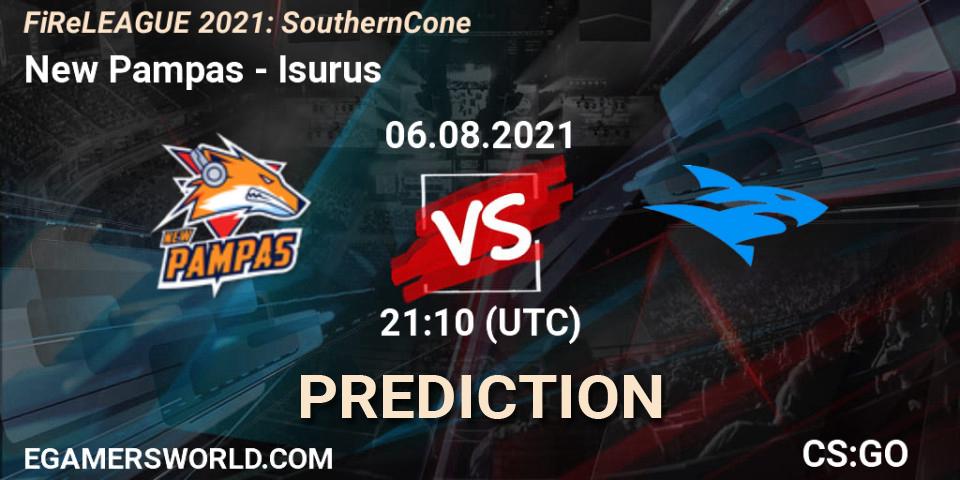 New Pampas vs Isurus: Match Prediction. 07.08.2021 at 00:00, Counter-Strike (CS2), FiReLEAGUE 2021: Southern Cone