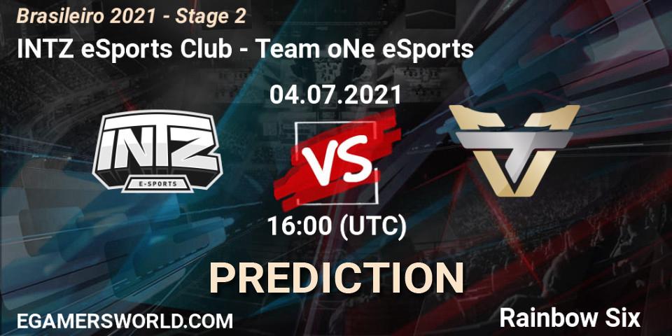 INTZ eSports Club vs Team oNe eSports: Match Prediction. 04.07.2021 at 16:00, Rainbow Six, Brasileirão 2021 - Stage 2