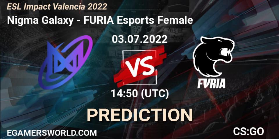 Galaxy Racer Female vs FURIA Esports Female: Match Prediction. 03.07.2022 at 14:50, Counter-Strike (CS2), ESL Impact Valencia 2022