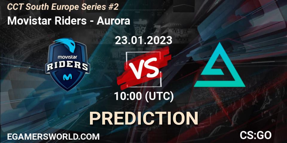Movistar Riders vs Aurora: Match Prediction. 23.01.2023 at 10:00, Counter-Strike (CS2), CCT South Europe Series #2