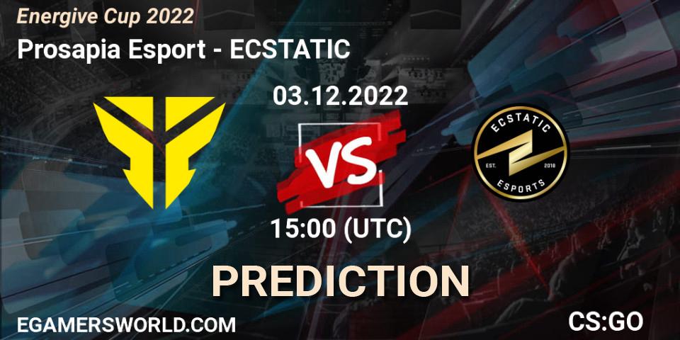 Prosapia Esport vs ECSTATIC: Match Prediction. 03.12.22, CS2 (CS:GO), Energive Cup 2022