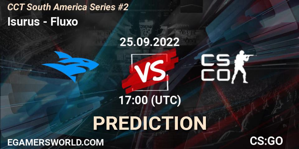 Isurus vs Fluxo: Match Prediction. 25.09.2022 at 17:30, Counter-Strike (CS2), CCT South America Series #2