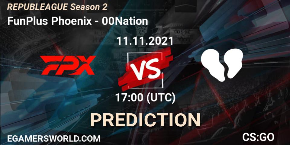 Lyngby Vikings vs 00Nation: Match Prediction. 11.11.21, CS2 (CS:GO), REPUBLEAGUE Season 2
