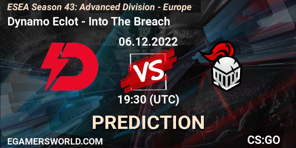 Dynamo Eclot vs Into The Breach: Match Prediction. 07.12.2022 at 13:00, Counter-Strike (CS2), ESEA Season 43: Advanced Division - Europe