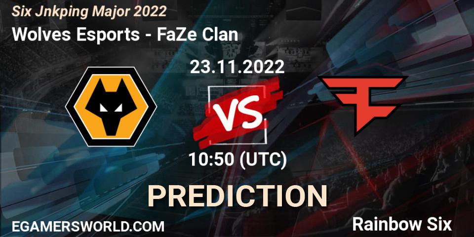 Wolves Esports vs FaZe Clan: Match Prediction. 23.11.22, Rainbow Six, Six Jönköping Major 2022