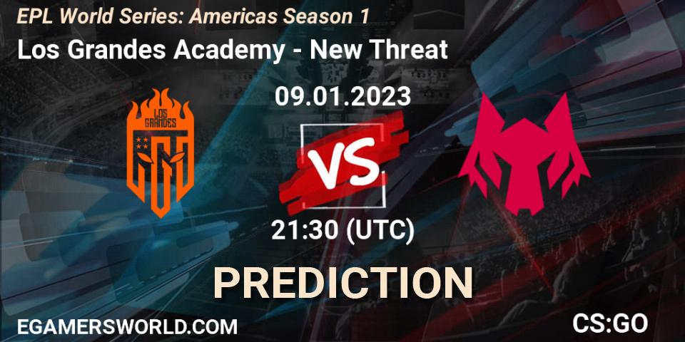 Los Grandes Academy vs New Threat: Match Prediction. 09.01.23, CS2 (CS:GO), EPL World Series: Americas Season 1