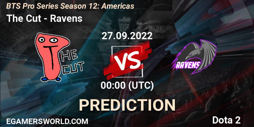 The Cut vs Ravens: Match Prediction. 27.09.2022 at 00:20, Dota 2, BTS Pro Series Season 12: Americas
