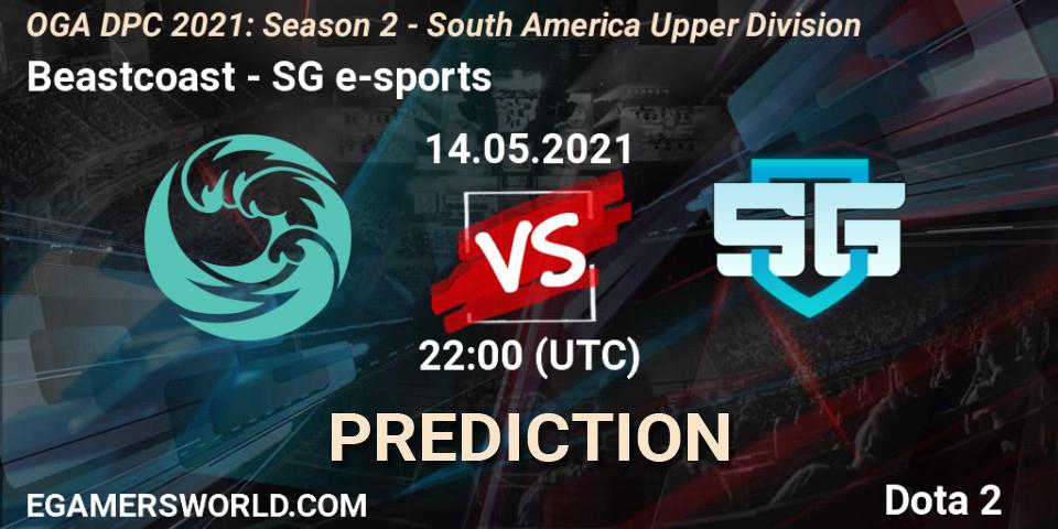 Beastcoast vs SG e-sports: Match Prediction. 14.05.2021 at 22:00, Dota 2, OGA DPC 2021: Season 2 - South America Upper Division