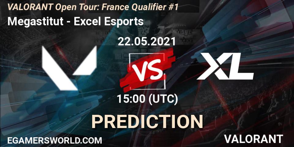 Megastitut vs Excel Esports: Match Prediction. 22.05.2021 at 13:00, VALORANT, VALORANT Open Tour: France Qualifier #1