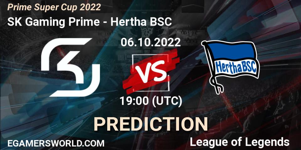 SK Gaming Prime vs Hertha BSC: Match Prediction. 06.10.2022 at 19:00, LoL, Prime Super Cup 2022