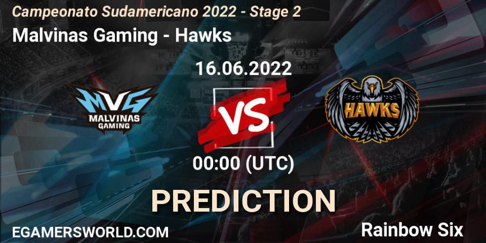 Malvinas Gaming vs Hawks: Match Prediction. 17.06.2022 at 00:00, Rainbow Six, Campeonato Sudamericano 2022 - Stage 2