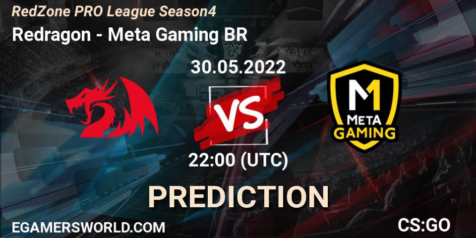 Redragon vs Meta Gaming BR: Match Prediction. 02.06.2022 at 22:00, Counter-Strike (CS2), RedZone PRO League Season 4