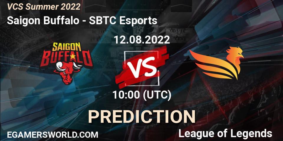 Saigon Buffalo vs SBTC Esports: Match Prediction. 12.08.22, LoL, VCS Summer 2022